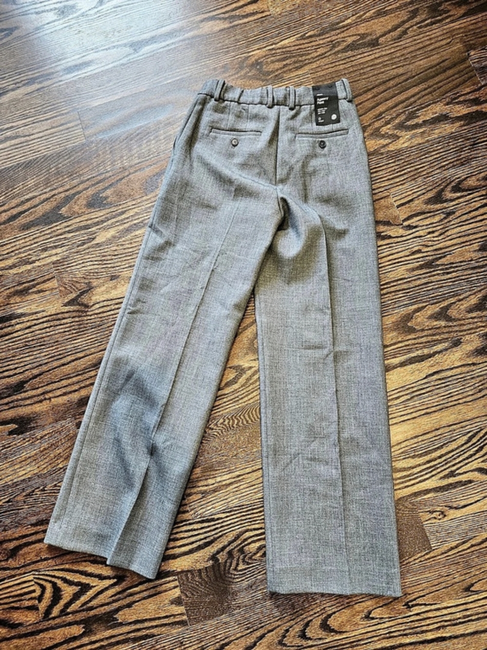 Aritzia Agency Pant Wide Leg Heather Charcoal Gray Size 0 NWT